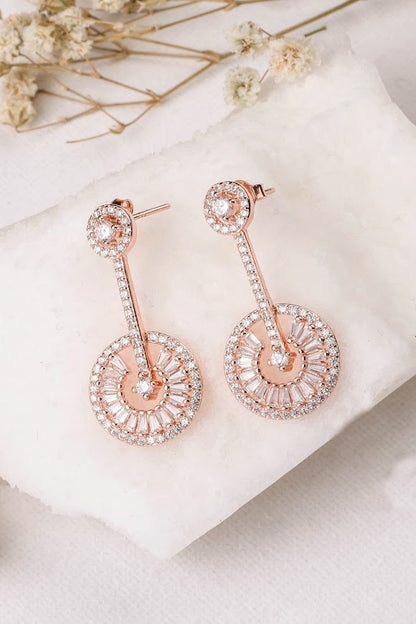 Zircon earring